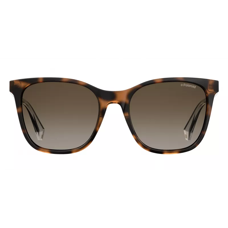 Polaroid PLD4059S086LA Women's Havana Sunglasses with Brown Polarized Lenses