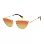POLAROID PLD4102SDDB Women's Sunglasses - Havana Brown Acetate Frame, Brown Polarized Lenses, 56mm