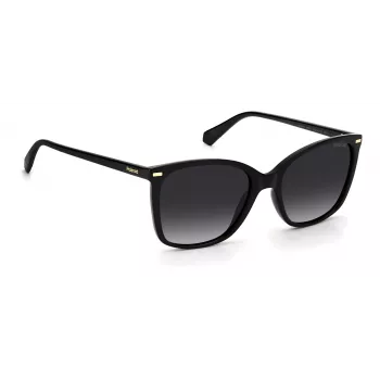 Polaroid PLD4108S807WJ Women's Square Sunglasses Havana Brown Gradient 55mm
