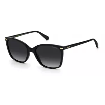 Polaroid PLD4108S807WJ Women's Square Sunglasses Havana Brown Gradient 55mm