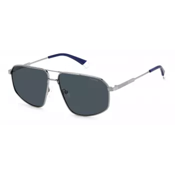 POLAROID PLD4118SX6LBC Men's Square Sunglasses Havana Green Polarized UV400 59mm