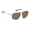 Polaroid PLD4118SX85KS Men's Square Sunglasses - Havana Frame, Brown Polarized Lens - 59mm