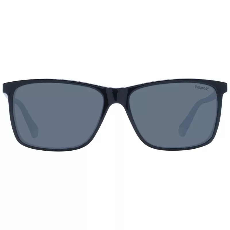 Polaroid PLD4137S58807 Men's Havana Rectangular Polarized Sunglasses