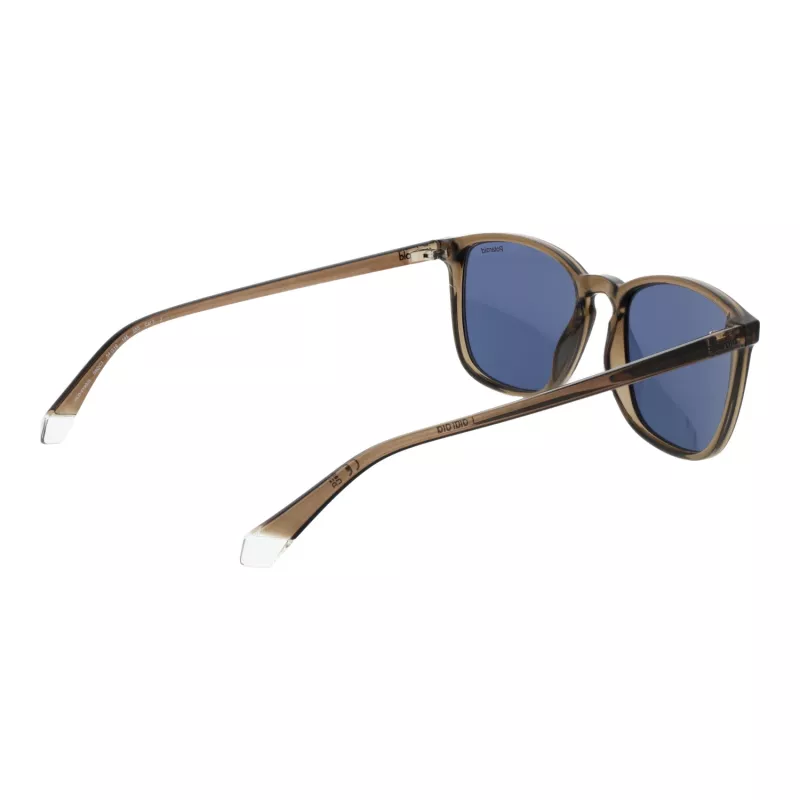 Polaroid PLD4139/S Men's Rectangular Sunglasses - Havana Frame, Green Polarized Lens, 54mm