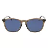 Polaroid PLD4139/S Men's Rectangular Sunglasses - Havana Frame, Green Polarized Lens, 54mm