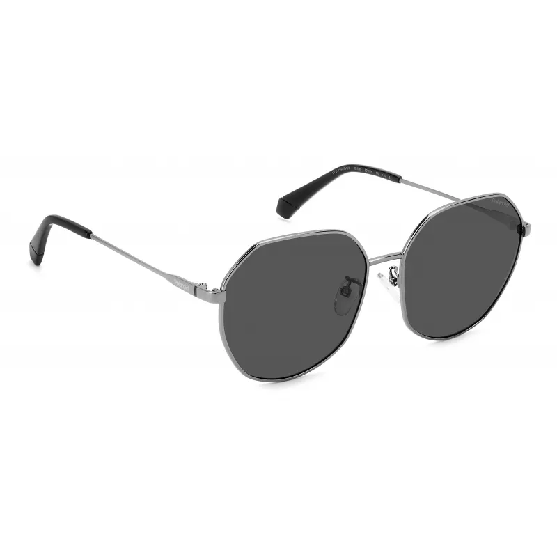 Polaroid PLD4140GSXKB7 Women's Pilot Sunglasses - Havana Frame, Brown Polarized Lens, 59mm