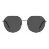 Polaroid PLD4140GSXKB7 Women's Pilot Sunglasses - Havana Frame, Brown Polarized Lens, 59mm
