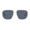 Polaroid PLD4141GSXLKS Men's Square Sunglasses Matte Black Grey Polarized