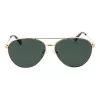 Polaroid PLD4142GSX60P Unisex Rectangular Sunglasses - Black Frame, Grey Polarized Lenses - 60/14/145 mm