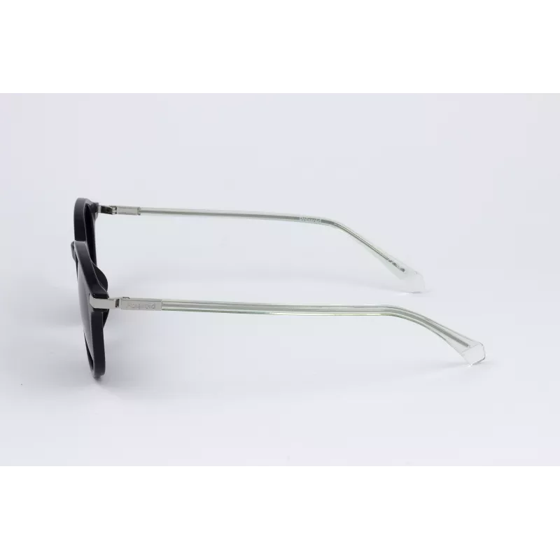 POLAROID PLD4148GSX807 Unisex Sunglasses - Black Frame, Grey Polarized Lenses, 50/19/140 mm
