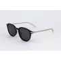 POLAROID PLD4148GSX807 Unisex Sunglasses - Black Frame, Grey Polarized Lenses, 50/19/140 mm