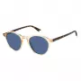 POLAROID PLD4153S40G Men's Square Sunglasses - Black/Grey Polarized UV400