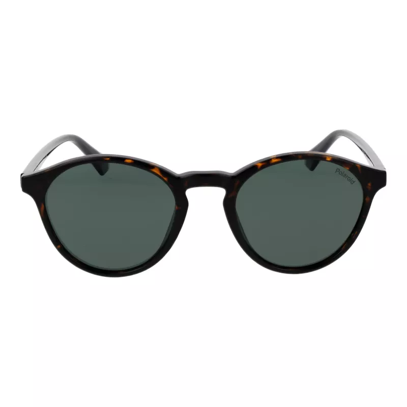 Polaroid PLD4153S50086 Men's Square Havana Acetate Sunglasses with Grey Polarized Lenses