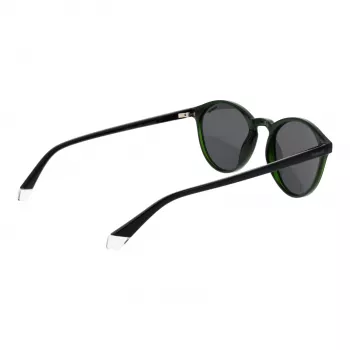 POLAROID PLD4153S501ED Men's Square Sunglasses - Black Frame Grey Polarized Lens 50/21/145 mm