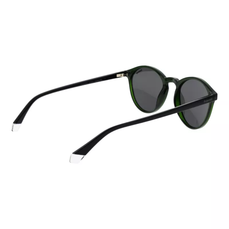 POLAROID PLD4153S501ED Men's Square Sunglasses - Black Frame Grey Polarized Lens 50/21/145 mm