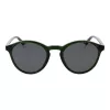 POLAROID PLD4153S501ED Men's Square Sunglasses - Black Frame Grey Polarized Lens 50/21/145 mm
