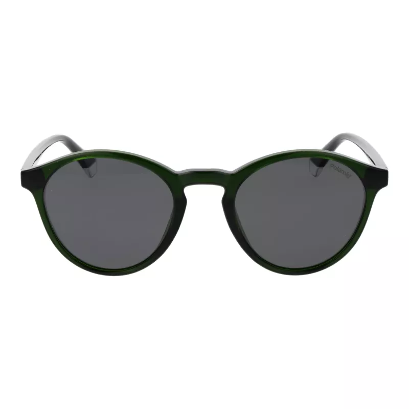 POLAROID PLD4153S501ED Men's Square Sunglasses - Black Frame Grey Polarized Lens 50/21/145 mm