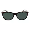 POLAROID PLD4161S55086 Women's Rectangular Sunglasses - Havana Tortoise Frame, Brown Polarized Lens, 55mm
