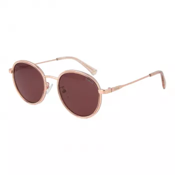 Polaroid PLD4173GSX51D Unisex Rectangular Sunglasses - Black Frame Grey Polarized Lens 51mm