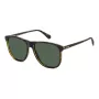 POLAROID PLD4178S086 Men's Rectangular Polarized Sunglasses Havana 55mm