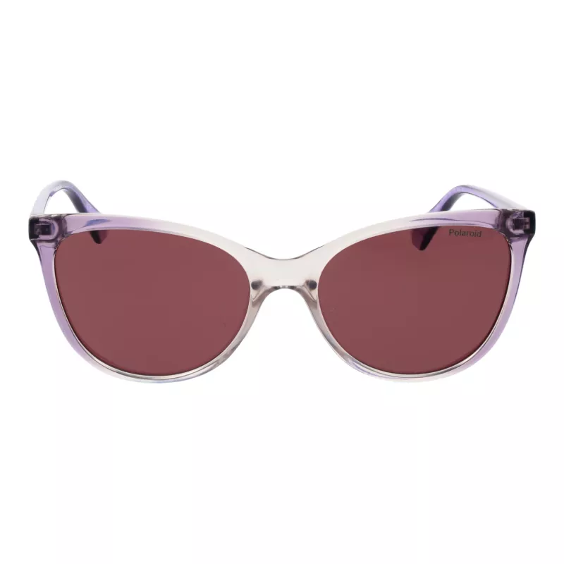 Polaroid PLD4179S55B3V Women's Rectangular Sunglasses - Havana Acetate Frame, Brown Polarized Lenses