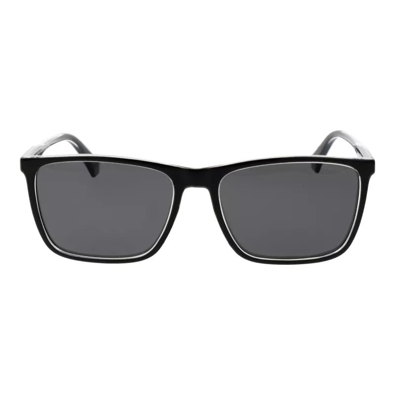 Polaroid PLD4180S587C5 Men's Havana Brown Square Sunglasses with Brown Polarized Lenses