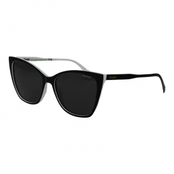 Polaroid PLD4181S5680S Women's Square Sunglasses - Havana Frame, Brown Polarized Lenses, UV400