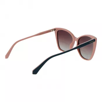 POLAROID PLD4181S56DB1 Women's Rectangular Sunglasses Havana Brown Polarized UV400
