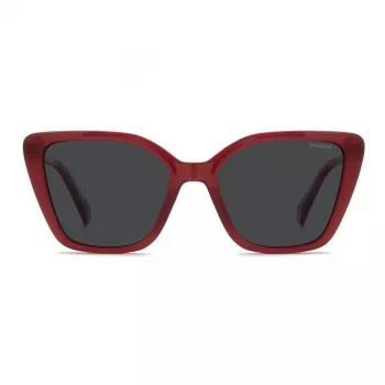 Polaroid PLD4189S8CQ Women's Polarized Sunglasses - Black Frame Grey Lens 53mm