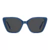 Polaroid PLD4189SMVU Women's Sunglasses - Black Frame, Grey Polarized Lenses, 53mm