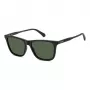 POLAROID PLD4190S003 Men's Polarized Sunglasses - Black Frame Grey Lens 56mm