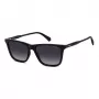 POLAROID PLD4190S807 Men's Rectangular Sunglasses - Black Frame Grey Polarized Lens 56mm