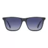Polaroid PLD4190SKB7 Men's Rectangular Polarized Sunglasses - Black/Grey