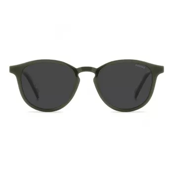 Polaroid PLD4191S4C3 Men's Sunglasses - Grey Square Frame with Polarized Grey Lenses