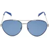 POLAROID PLD6055SPJPC3 Men's Rectangular Polarized Sunglasses - Black/Grey