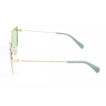 Polaroid PLD6057S1ED Women's Sunglasses - Black Frame, Grey Polarized Lens, 58mm