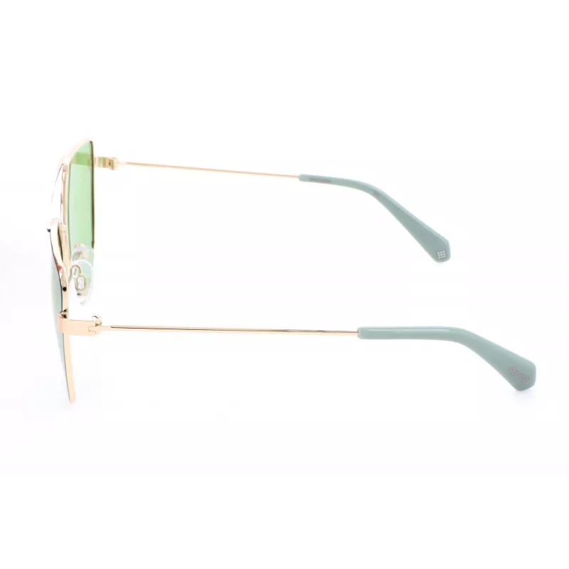 Polaroid PLD6057S1ED Women's Sunglasses - Black Frame, Grey Polarized Lens, 58mm