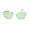 Polaroid PLD6057S1ED Women's Sunglasses - Black Frame, Grey Polarized Lens, 58mm