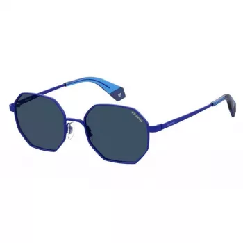 POLAROID PLD6067S-PJP Unisex Sunglasses - Havana Frame, Brown Polarized Lens