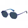 POLAROID PLD6067S-PJP Unisex Sunglasses - Havana Frame, Brown Polarized Lens