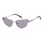 Polaroid PLD6129SYY5 Women's Aviator Sunglasses Havana Brown Polarized