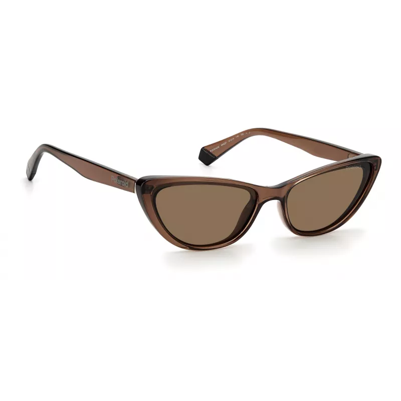 Polaroid PLD6142S09QSP Women's Rectangular Sunglasses - Havana/Brown - Polarized UV400