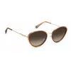 Polaroid PLD6145S10ALA Women's Square Sunglasses - Havana Frame Brown Polarized Lens 56mm