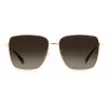 Polaroid PLD6164GS06JL Women's Sunglasses - Havana Frame, Brown Polarized Lens, 59mm
