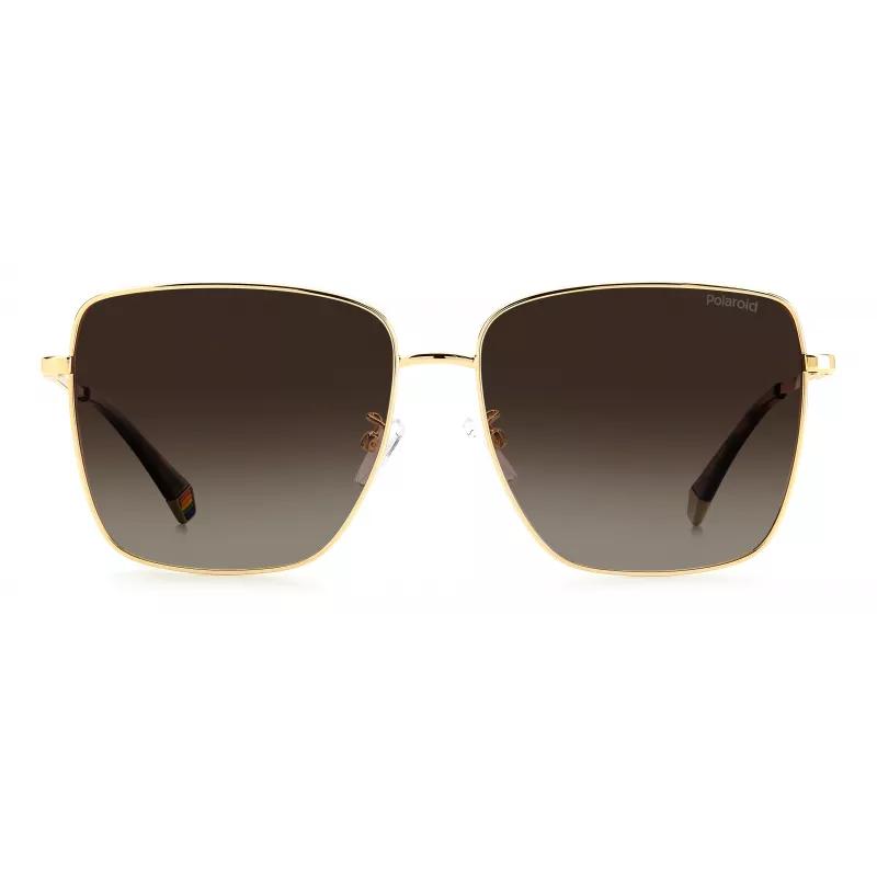 Polaroid PLD6164GS06JL Women's Sunglasses - Havana Frame, Brown Polarized Lens, 59mm