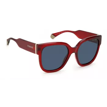 Polaroid PLD6167SC9AC3 Women's Sunglasses - Havana, Green Polarized Lenses