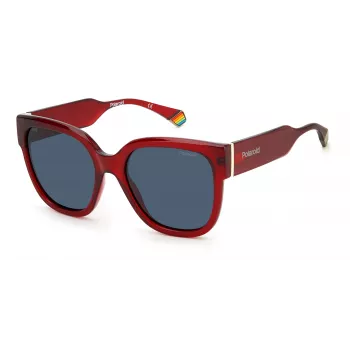 Polaroid PLD6167SC9AC3 Women's Sunglasses - Havana, Green Polarized Lenses
