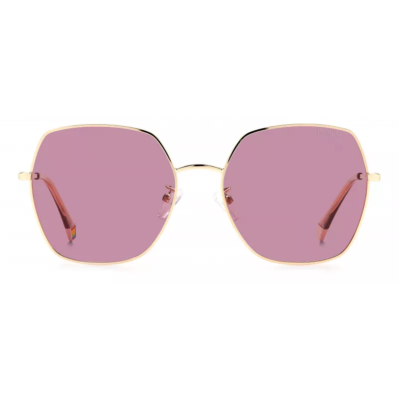 Polaroid PLD6178GSEYR0 Women's Polarized Sunglasses, Havana, 58mm