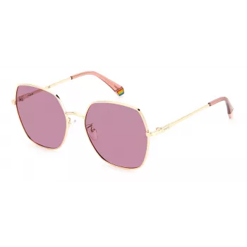 Polaroid PLD6178GSEYR0 Women's Polarized Sunglasses, Havana, 58mm