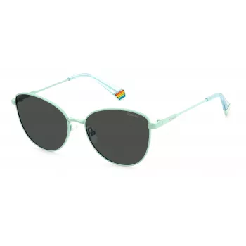 Polaroid PLD6188S5CB Women's Sunglasses - Havana Acetate Frame, Brown Polarized Lenses, 55mm
